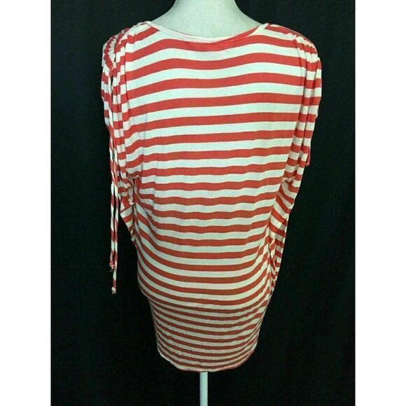 Ella Moss Anthropologie Striped short sleeve top - Picture 4 of 7